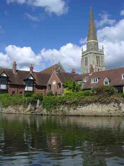 Almshouses at St Helen`s Church, Abingdon