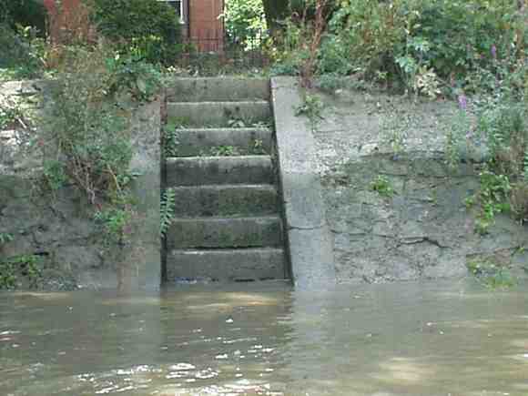 Launch from the steps under Hammersmith Bridge