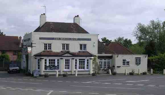 The Barley Mow from the entrance to the car park