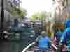 Going through the lock